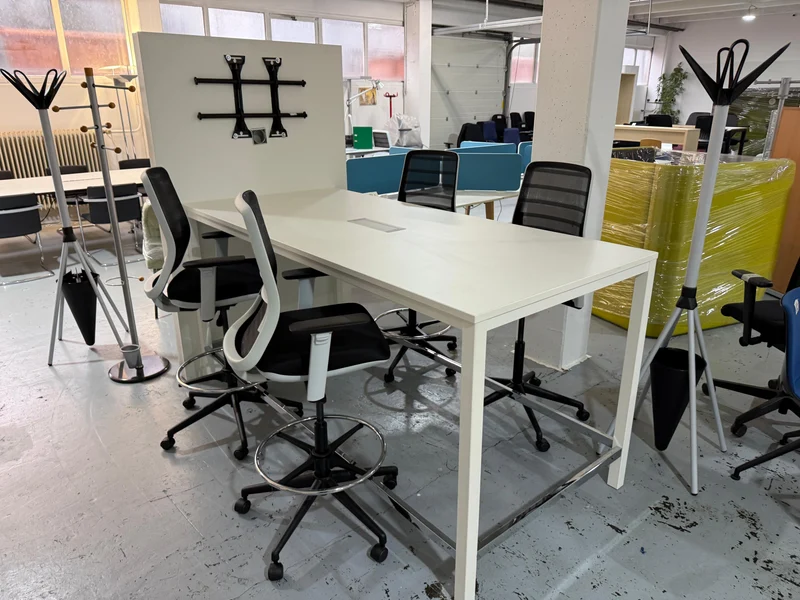 Koplus Tonique Counterstuhl Bürodrehstuhl Schwarz/Weiß