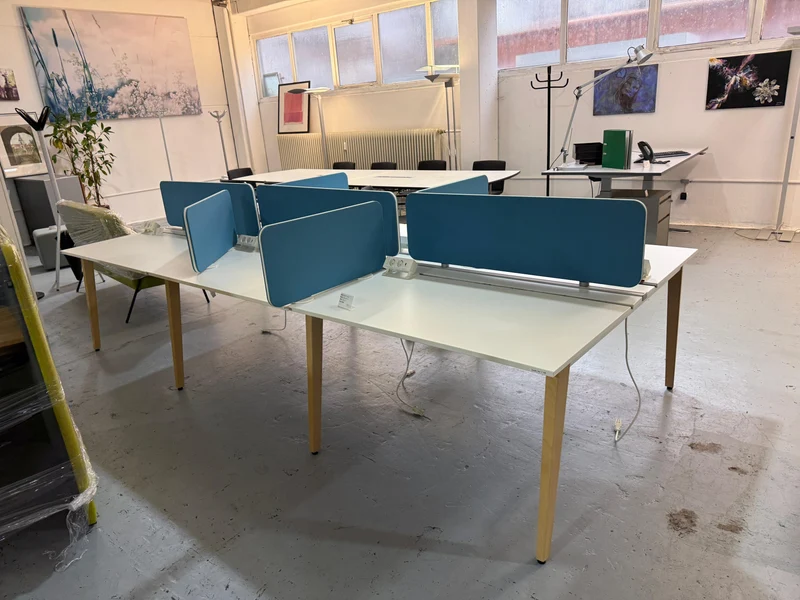 Sedus get together Teamarbeitstisch 6 Deskworkstation Weiß