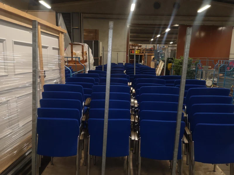 Mauser Konferenzstuhl Blau