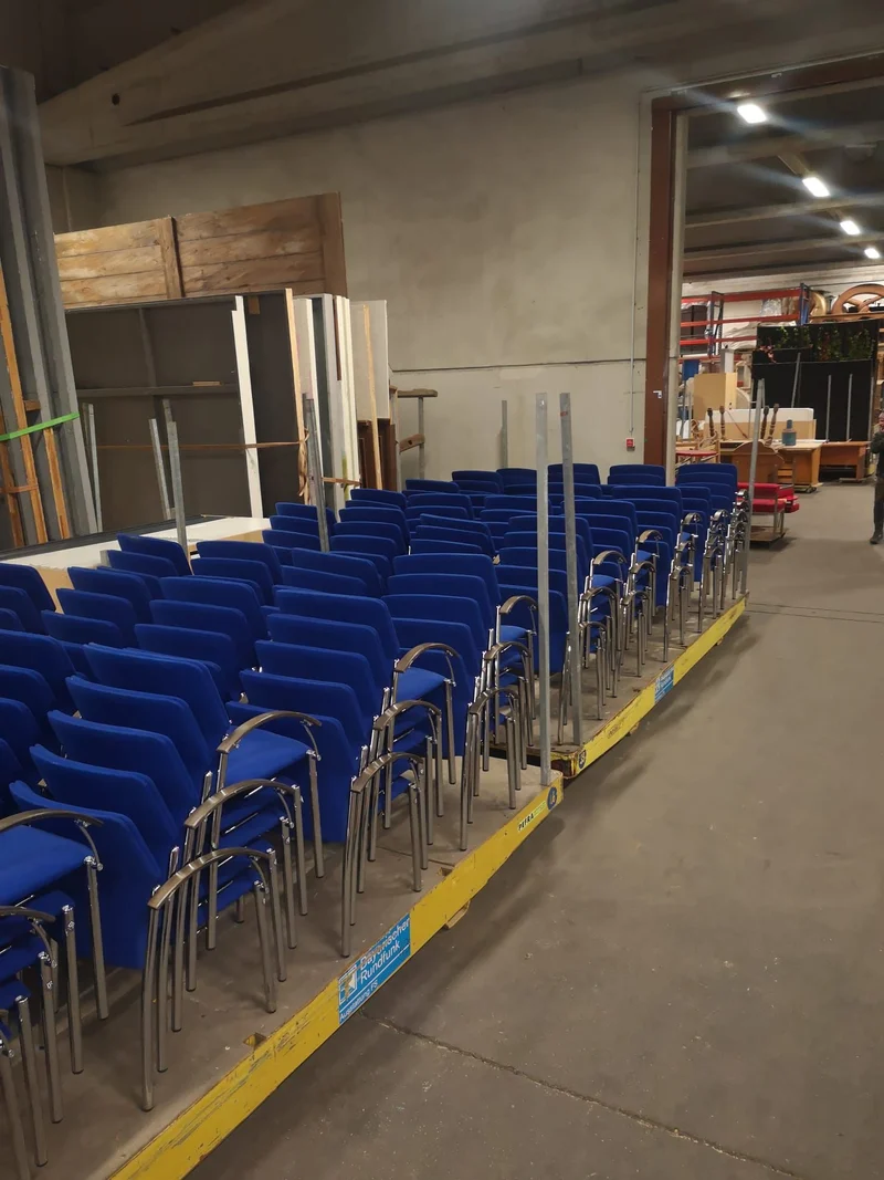 Mauser Konferenzstuhl Blau