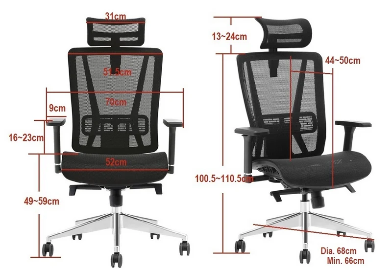 Vegosi Alayla Mesh Ergonomic Office Chair (All Mesh)