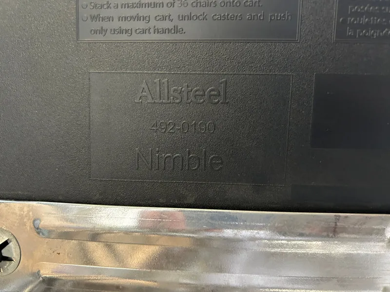 Nimble Allsteel Konferenzstuhl Schwarz