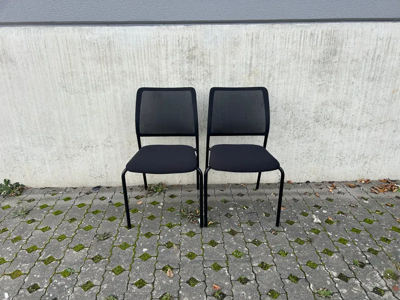 Dauphin TrendOffice Konferenzstuhl mit Netzrücken Schwarz