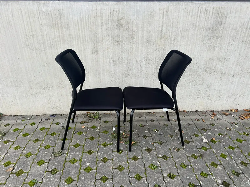 Dauphin TrendOffice Konferenzstuhl mit Netzrücken Schwarz