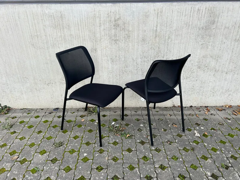Dauphin TrendOffice Konferenzstuhl mit Netzrücken Schwarz