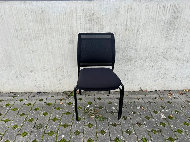 Dauphin TrendOffice Konferenzstuhl mit Netzrücken Schwarz