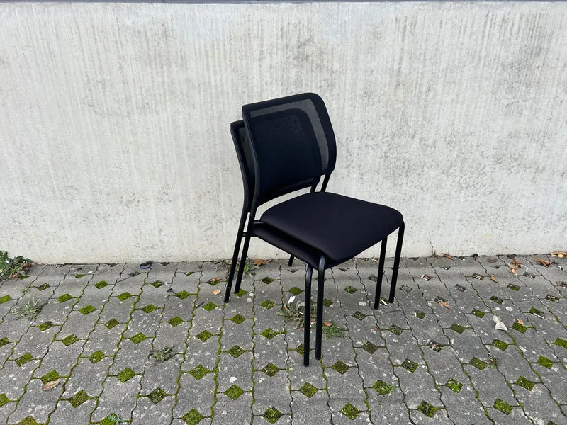 Dauphin TrendOffice Konferenzstuhl mit Netzrücken Schwarz