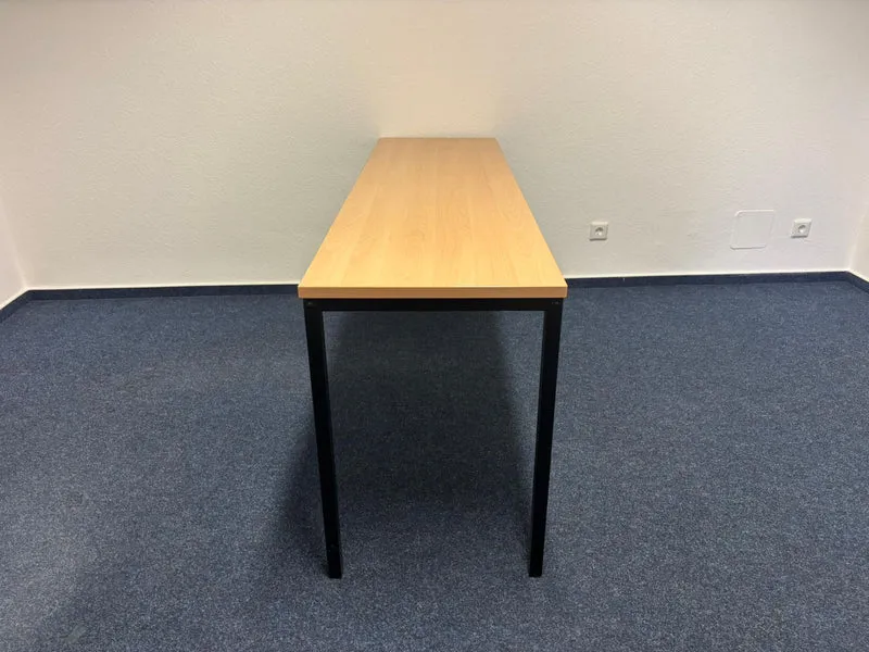 Konferenztisch Besprechungstisch Buche / Schwarz