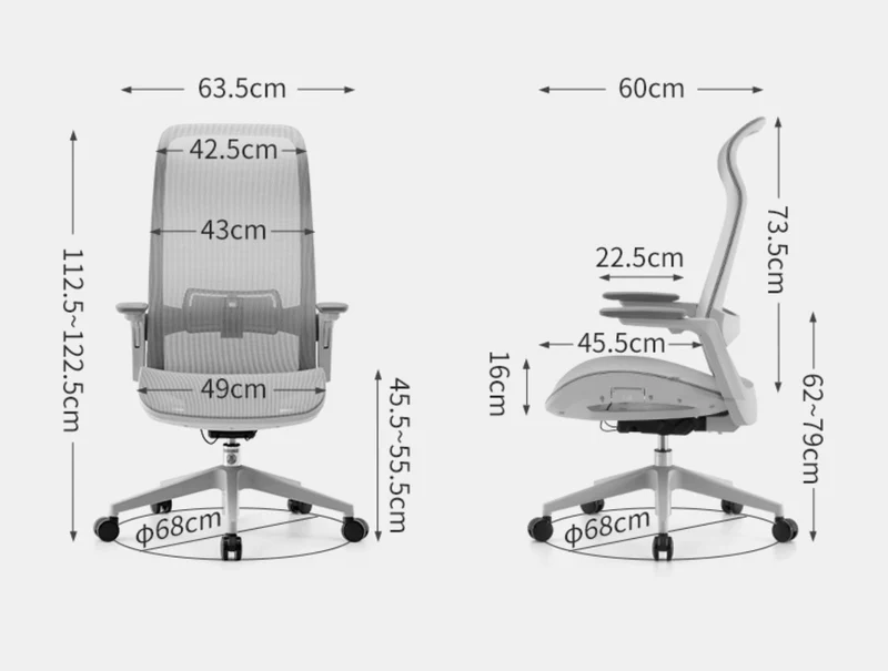 SIHOO M98 Adjustable Office Chair Comfortable Ergonomic Mesh Chair