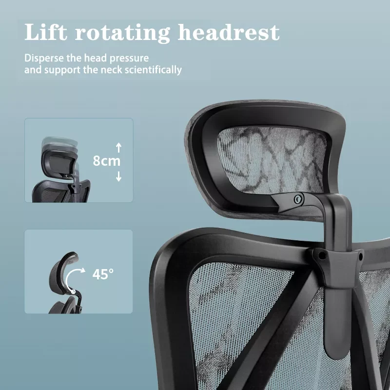 SIHOO M57 High Back Silla Ergonomic Chair Office Chair Grey Frame