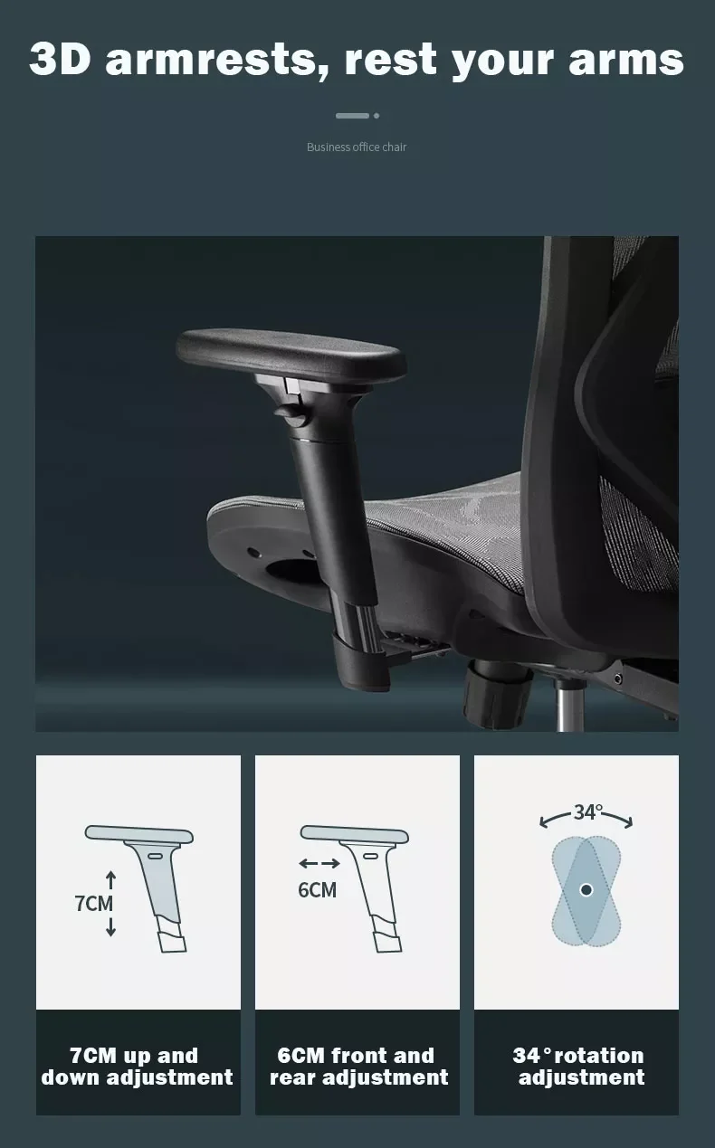 SIHOO M57 High Back Silla Ergonomic Chair Office Chair Grey Frame
