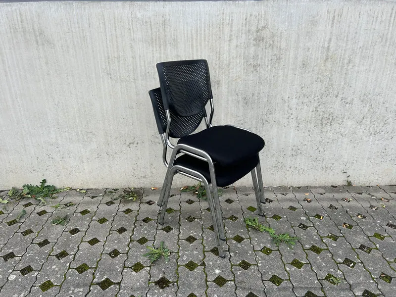 Heute-wohnen Konferenzstuhl Schwarz
