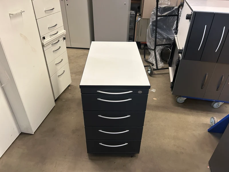 König & Neurath Standcontainer Weiß / Schwarz