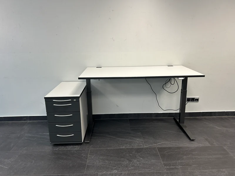 König & Neurath Standcontainer Weiß / Schwarz