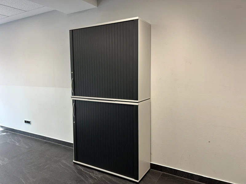 König & Neurath Sideboard Weiß / Schwarz 6OH