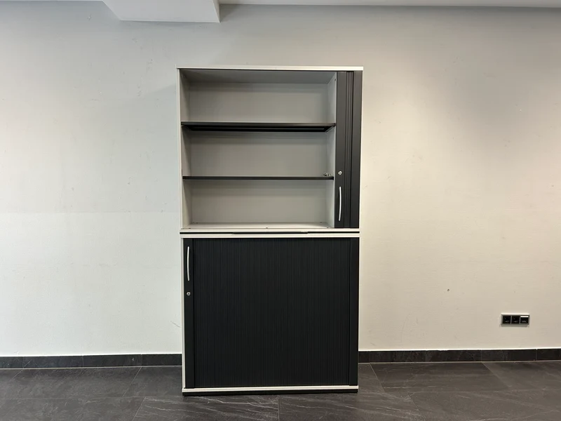 König & Neurath Sideboard Weiß / Schwarz 6OH