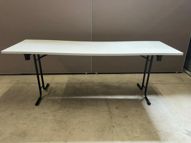 Klapptische Weiß / Schwarz