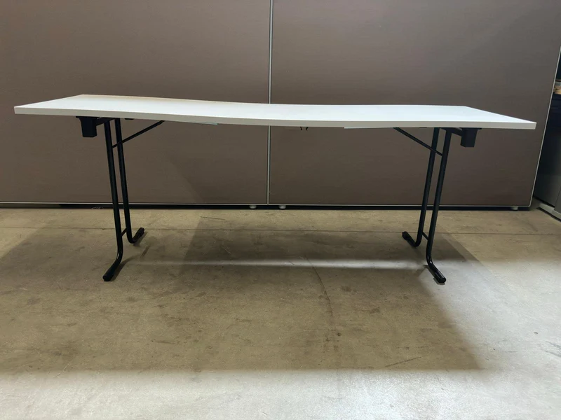 Klapptische Weiß / Schwarz