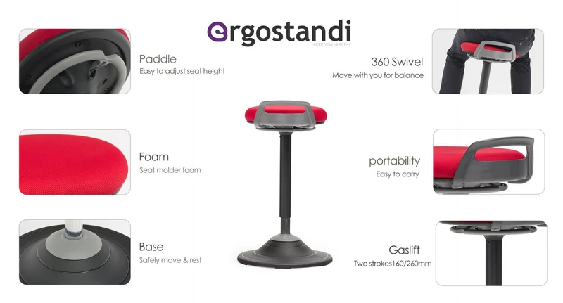 Ergostandi Ergonomic Stool - Wobble Chair ST1