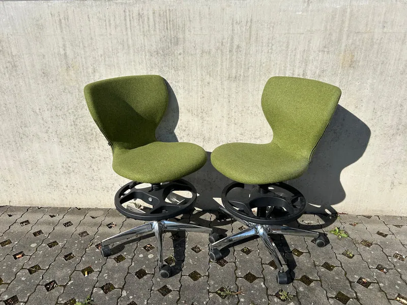 VS Verner Panton Bürodrehstuhl Grün,Blau,Grau,Rot