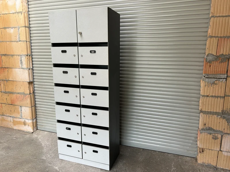 Postfachschrank Grau
