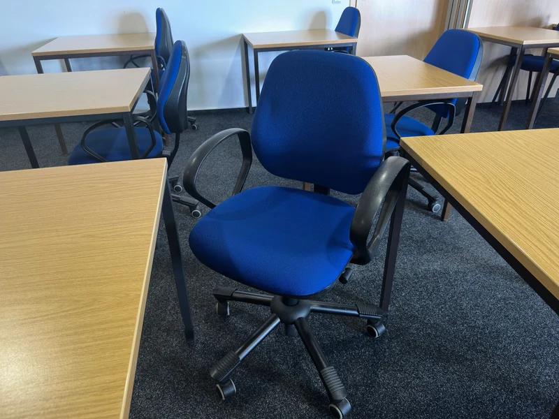 Bürodrehstuhl Blau