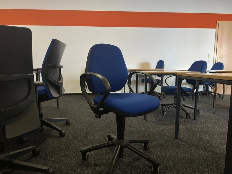 Bürodrehstuhl Blau