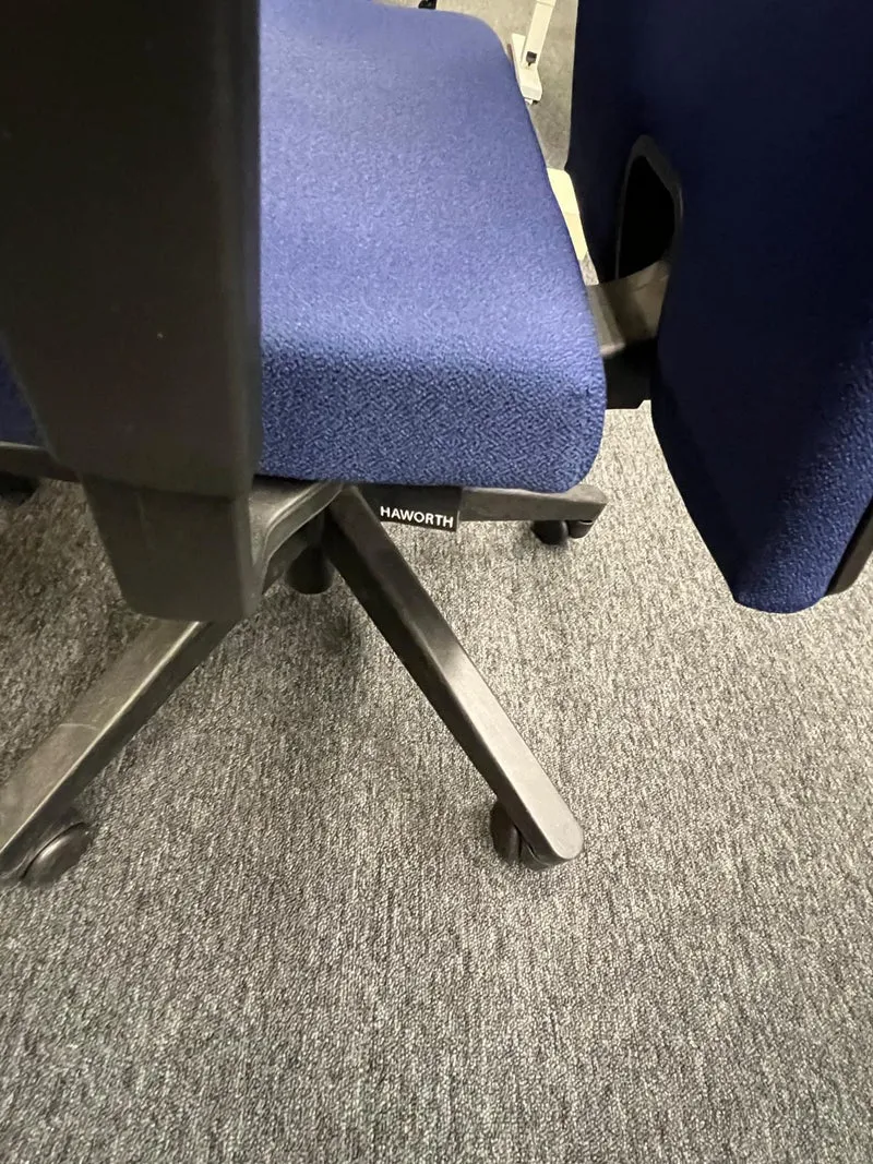 Haworth Comforto Bürodrehstuhl Blau
