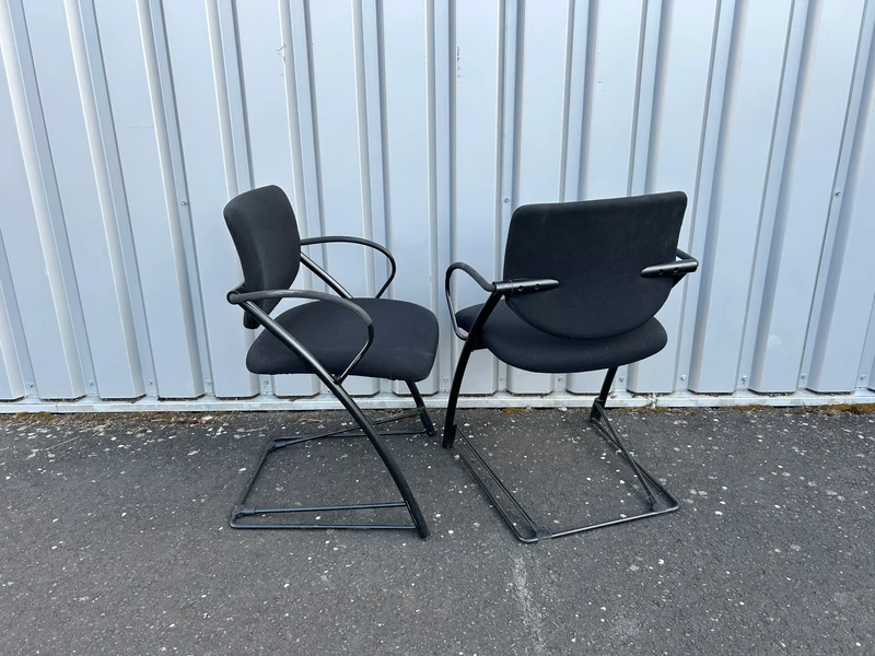 Konferenzstuhl Schwarz