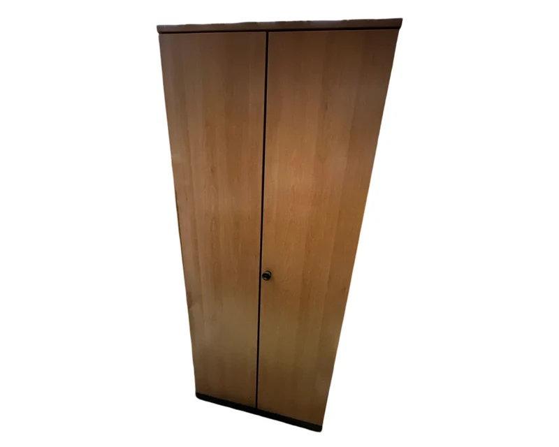 Steelcase Wandschrank Buche/Anthrazit