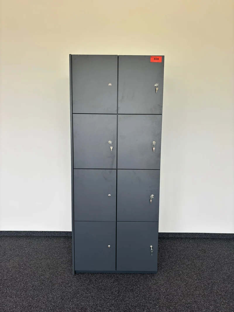Palmberg Prisma 2 Schließfachschrank Anthrazit