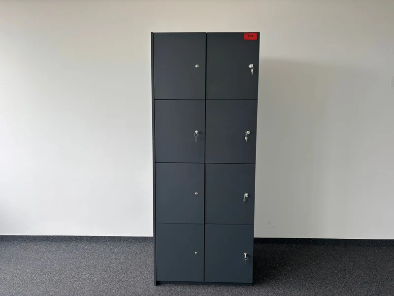 Palmberg Prisma 2 Schließfachschrank Anthrazit