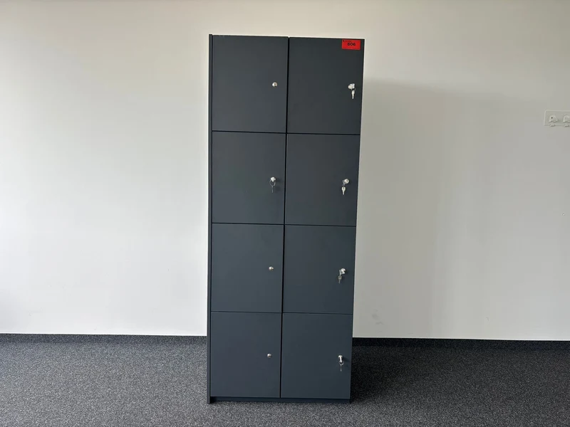 Palmberg Prisma 2 Schließfachschrank Anthrazit