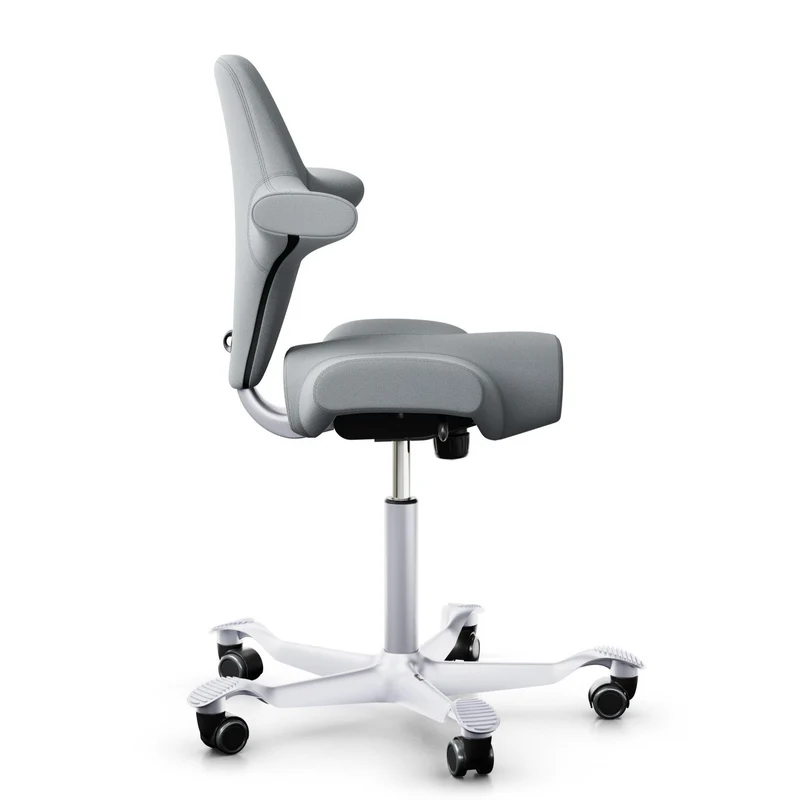 HÅG Capisco 8106 Ergonomic Office Chair with Optional High Seat & Footring Grey