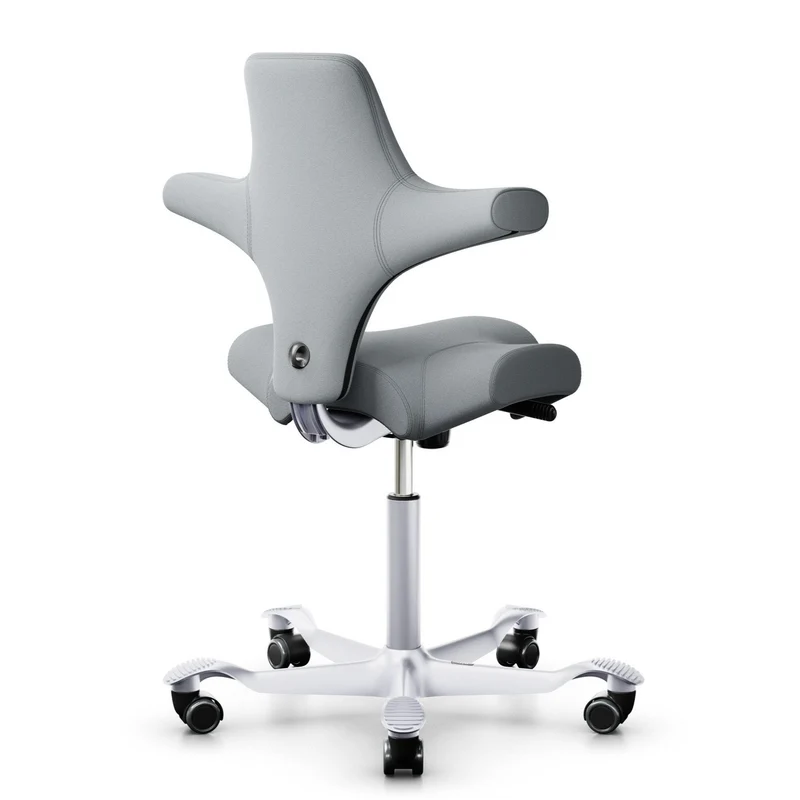 HÅG Capisco 8106 Ergonomic Office Chair with Optional High Seat & Footring Grey