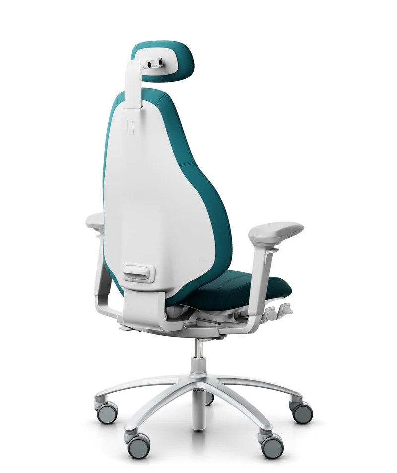 RH Mereo 220 Silver Grey, Fabric Turquoise