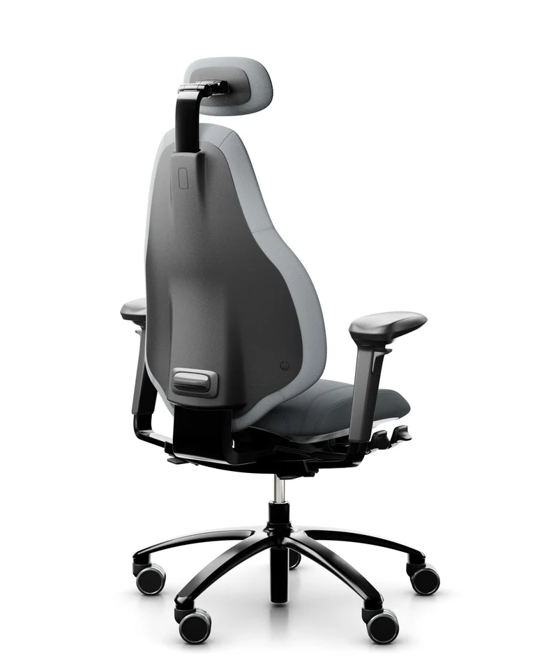 RH Mereo 220 Black, Fabric Grey