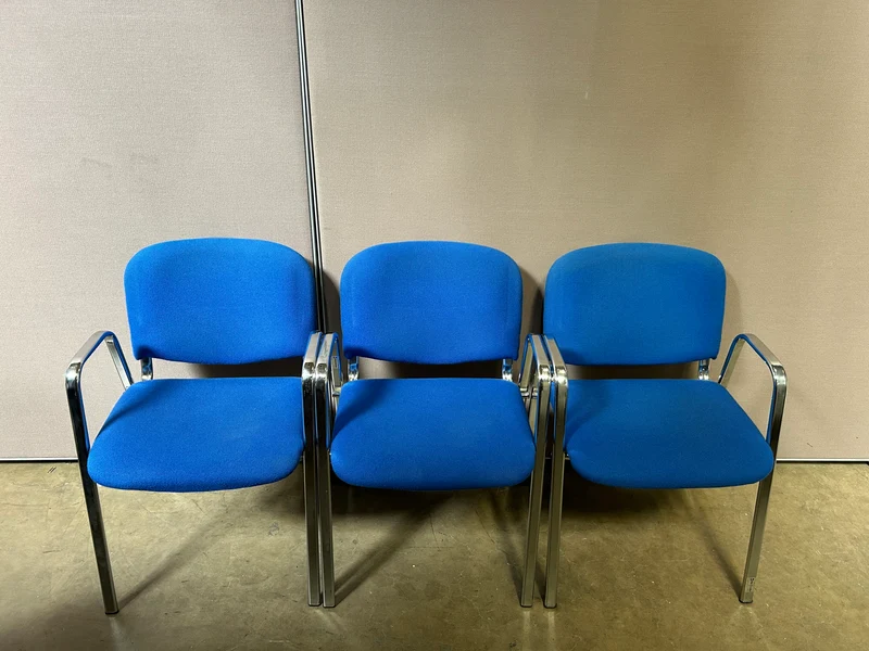 Konferenzstuhl Blau