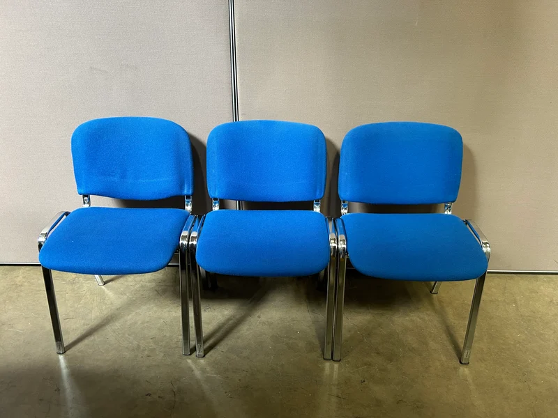 Konferenzstuhl Blau