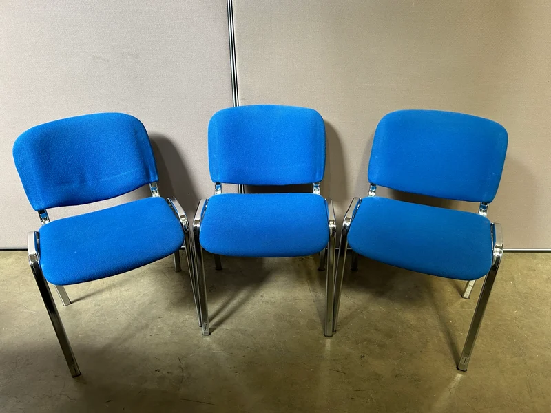 Konferenzstuhl Blau