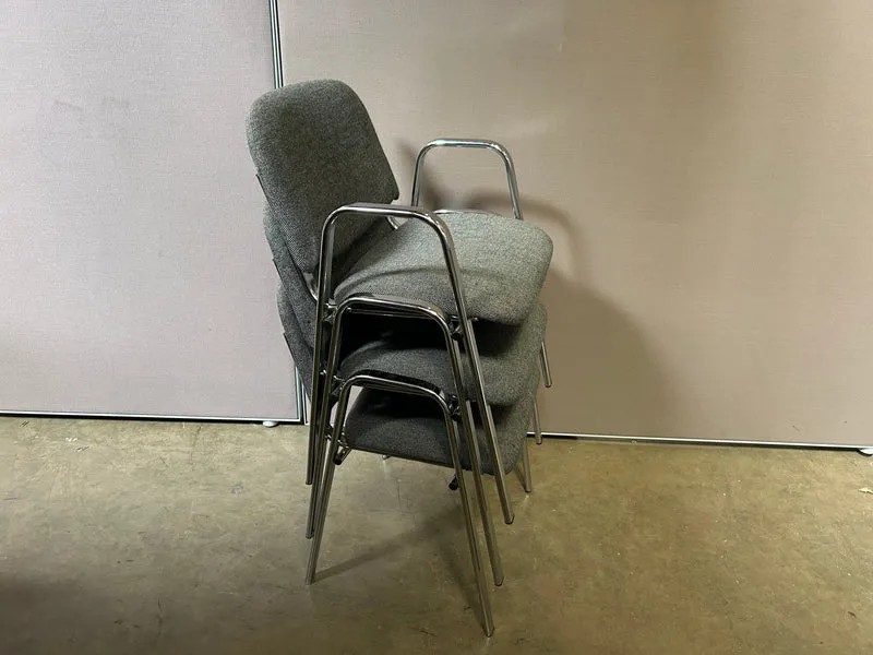 Konferenzstuhl Grau