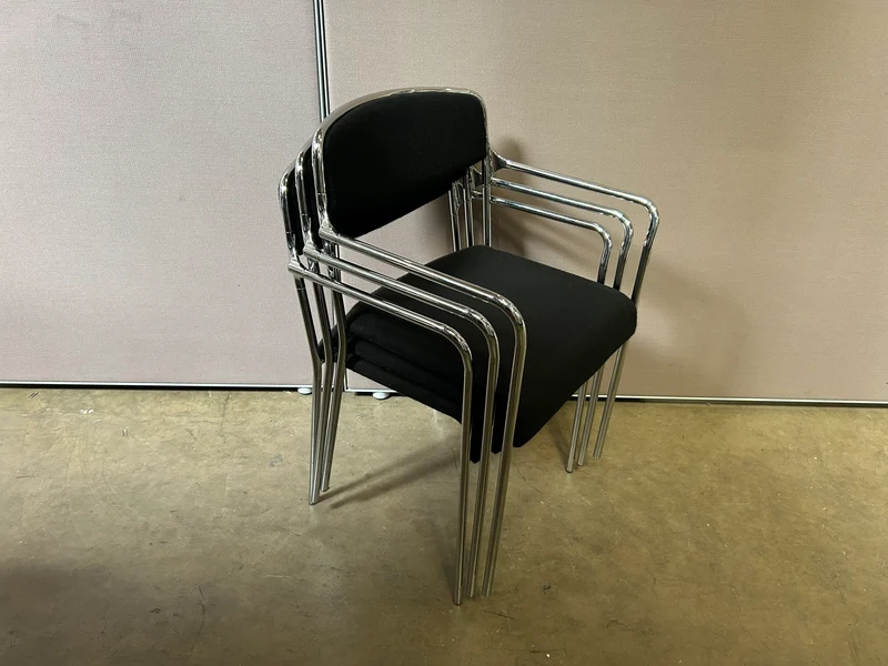 Konferenzstuhl Schwarz