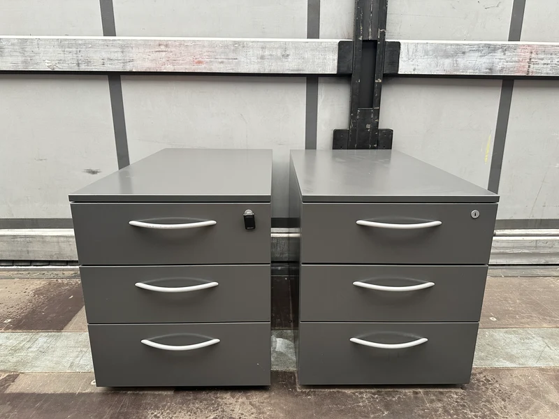 Steelcase Rollcontainer Anthrazit