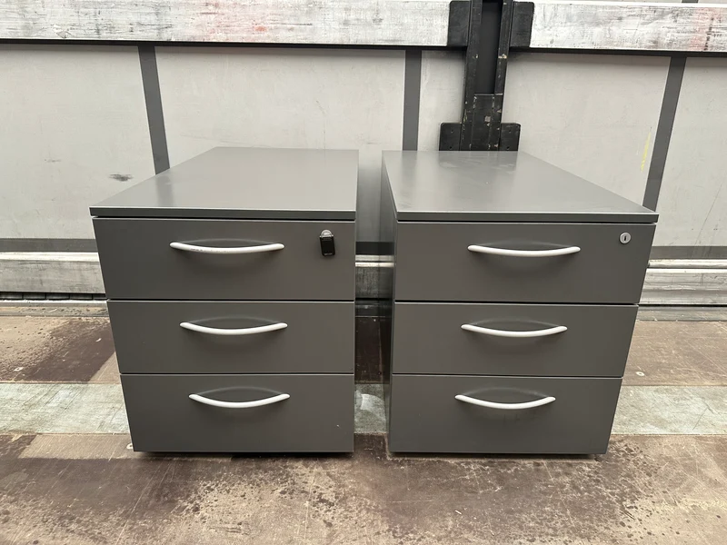 Steelcase Rollcontainer Anthrazit