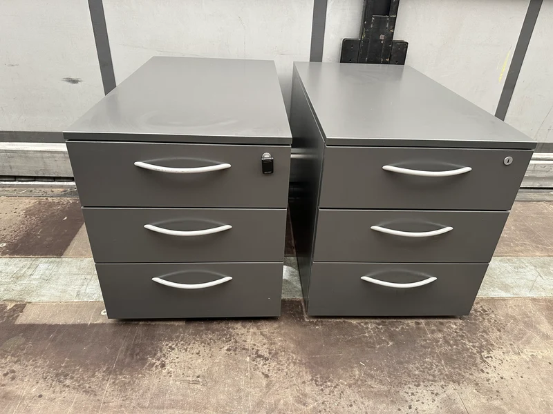 Steelcase Rollcontainer Anthrazit
