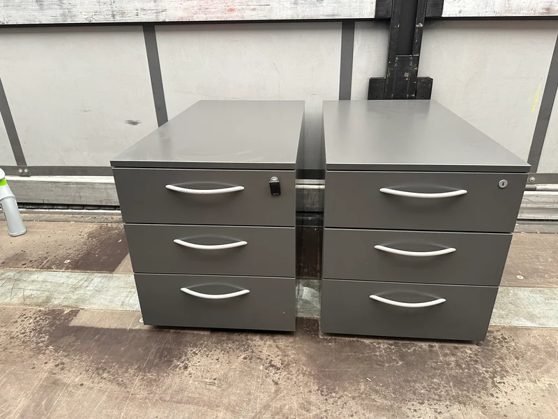 Steelcase Rollcontainer Anthrazit