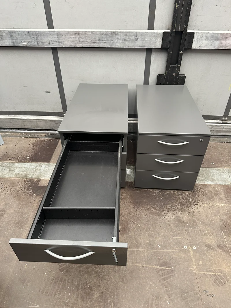 Steelcase Rollcontainer Anthrazit