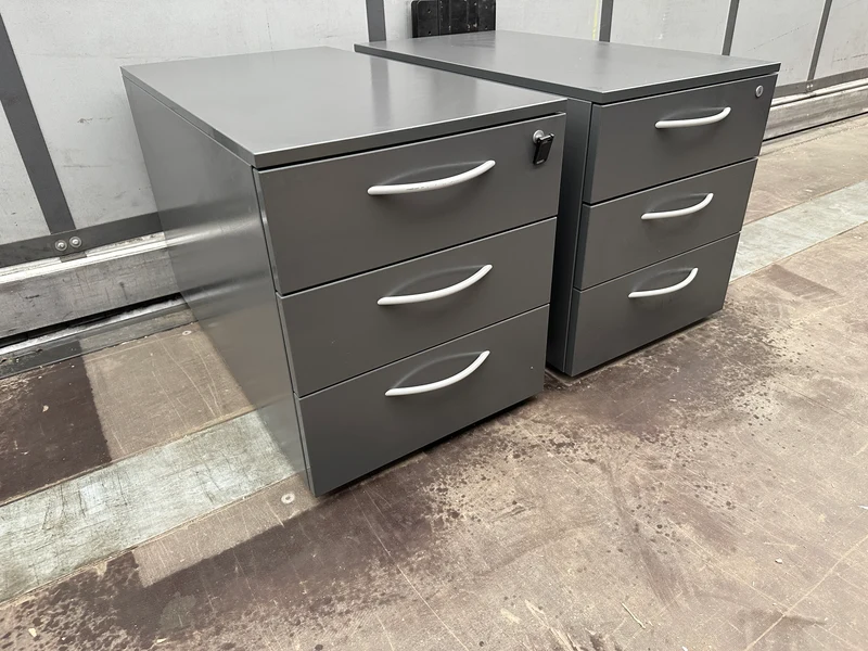 Steelcase Rollcontainer Anthrazit