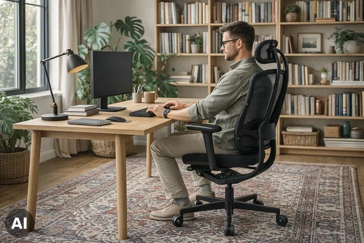 Wagner Alumedic 10 Black Edition Bürostuhl mit Dondola