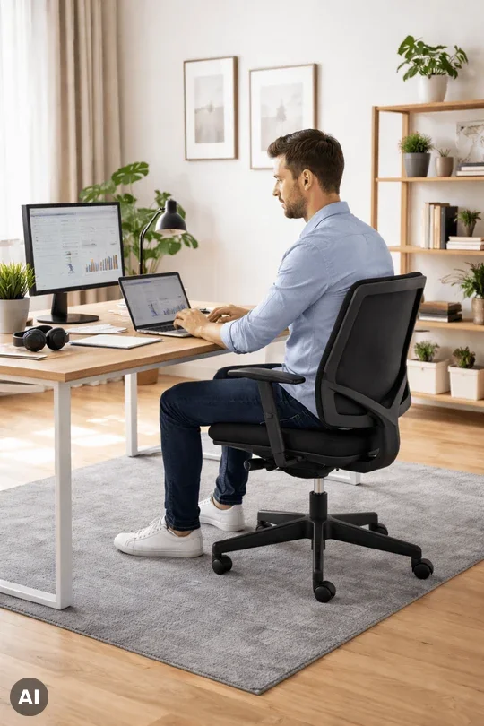 Hoff Neo Comfort - Bürostuhl Polsterrücken